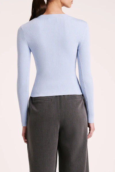 Nude Classic Knit - Mineral Blue