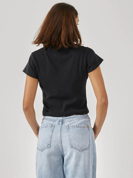 Existencial Mini Tee - Washed Black