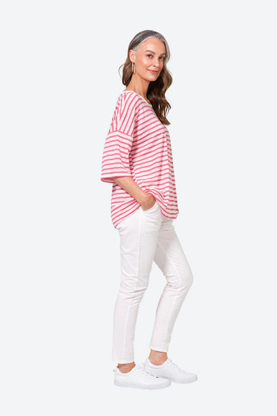Intrepid Stripe Tshirt - Candy