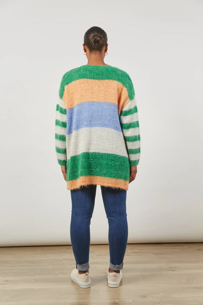 Serene Stripe Knit Jumper - Meadow Stripe